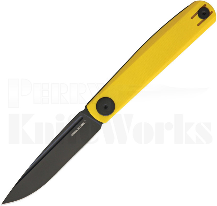 Real Steel Ostap Hel Gslip Slip Joint Knife Yellow G10 7843 l Free Ship!