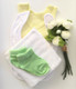 baby bib, baby singlet , baby sock , wash cloth