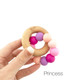 Wooden teether Princess