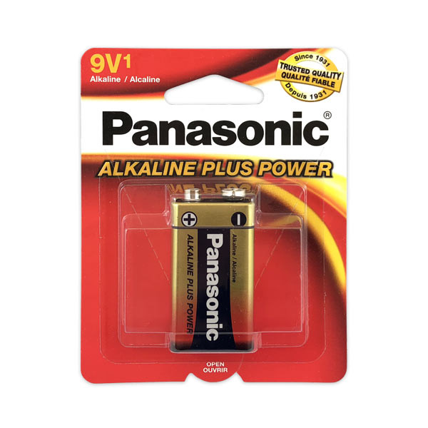 Panasonic Alkaline Plus 9 Volt Battery