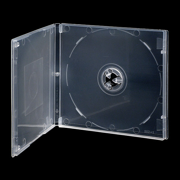 Adtec CD Poly Case Clear with Sleeve (1 Disc) - 50 Pack
