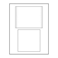 Adtec CD Jewel Case Insert and Tray Card Combo (500 sheets) - 500 Pack