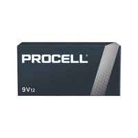 Duracell Procell 9 Volt Batteries 12 Pack