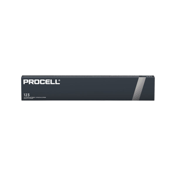 Duracell Procell CR123 Lithium Batteries 12 Pack