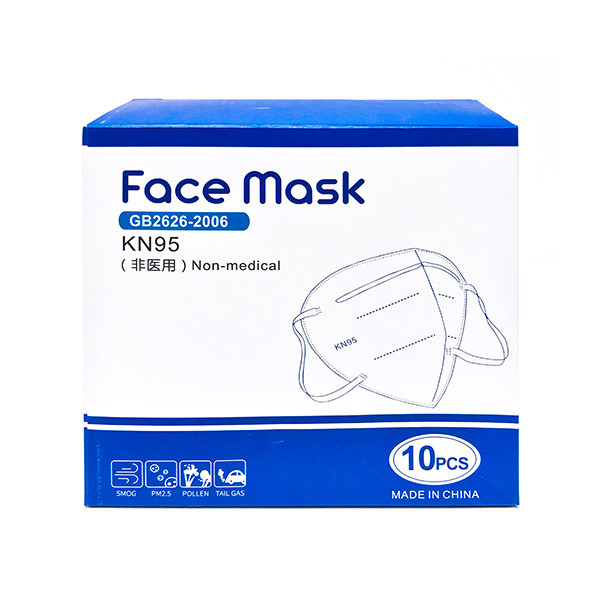 White KN95 Disposable Face Masks 10 Pack