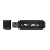 CONSUMER MEDIA HARDWARE 16GB POP-CAP USB "A" GRADE CHIPSET, BLACK, USB 2.0(H614) - 10 PACK