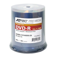 ADTEC PRO DVD-R 4.7GB 16X SILVER LACQUER (732-115) - 100/CAKE BOX