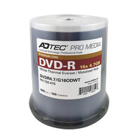 ADTEC DVD-R 16X WHITE HUB THERMAL EVEREST/TEAC (732-415) 100/CAKE BOX