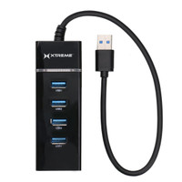 XTREME HIGH SPEED 4 PORT USB HUB, USB 3.0