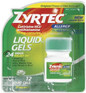 Zyrtec Liquid Gels 12 ct -Catalog