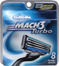 Gillette Mach-3 Turbo Blades 8 pk -Catalog