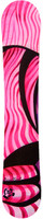 One of only three custom 9th Wave Gallery artist signature series snowboards.  Features the painting Pink Tiki by Shannon O'Connell.
