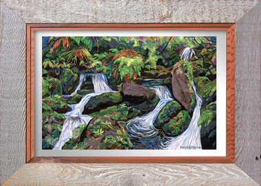 Finding the Flow Limited Edition Collage By Patrick Parker