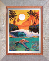 Warm Waters Limited Edition Collage By Patrick Parker