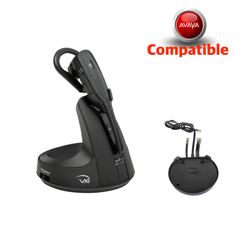 Avaya Phone Compatible Vxi V300 Wireless Headset Bundle For Pc