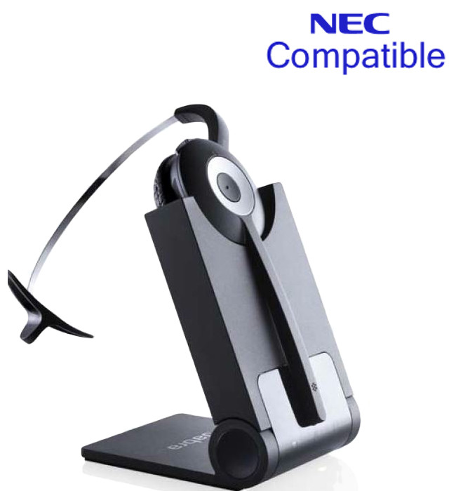 NEC Compatible Jabra PRO 920 Wireless Headset System 920 65 508 105 NEC IP Phones Console Elite Mark Dterm ITL DT300 DT700