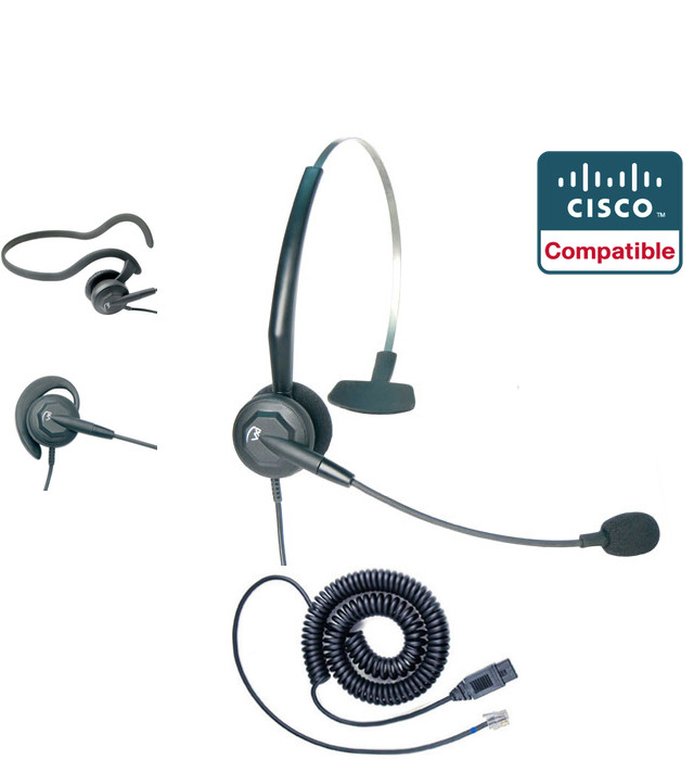 Cisco Compatible Tria Triple Play Convertible Headset By Vxi Ip Phones 7930 S 7940 7960 7970 89xx And 99xx Series 202795 Dcc