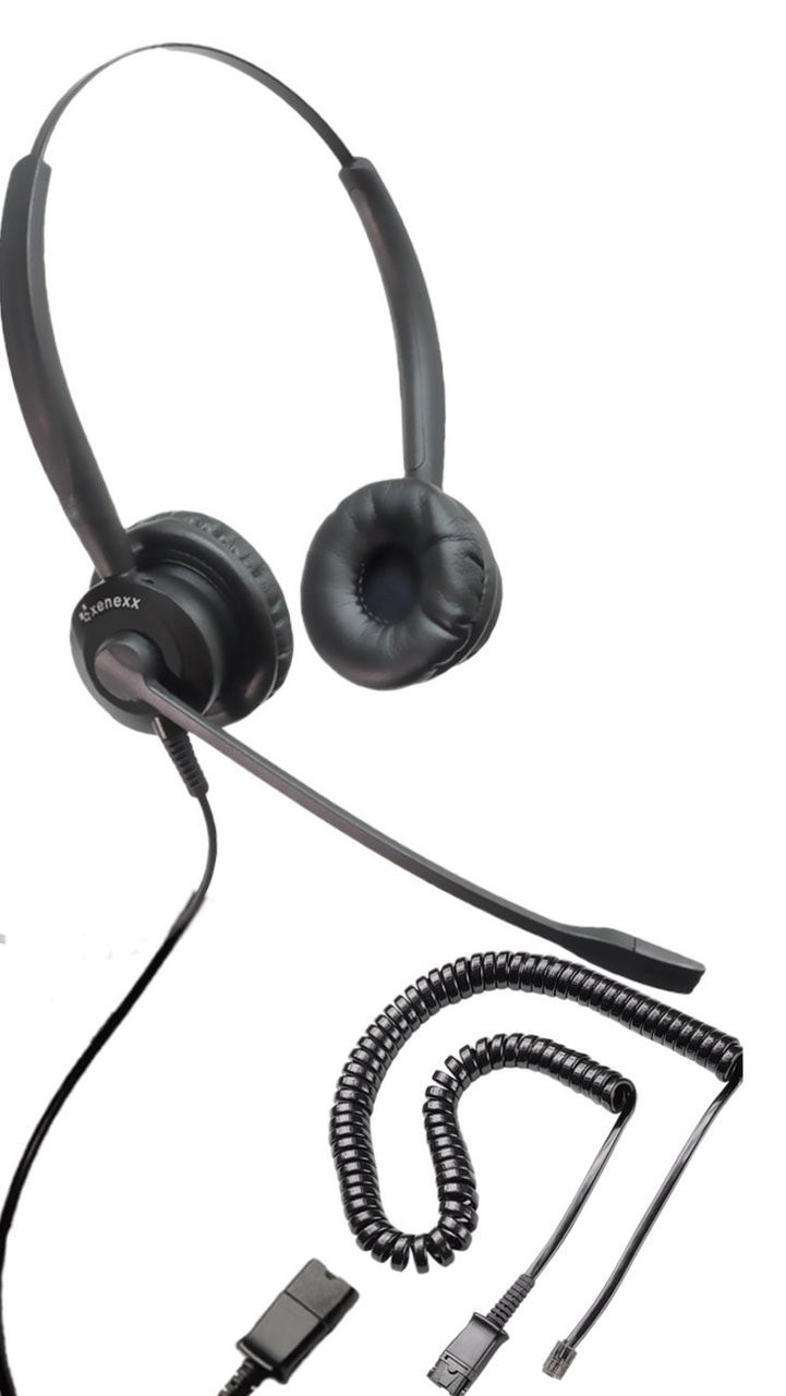 Cisco Phone Compatible XS 825 Direct Connect Headset with Cisco Cord 6921, 6941, 6945, 6961