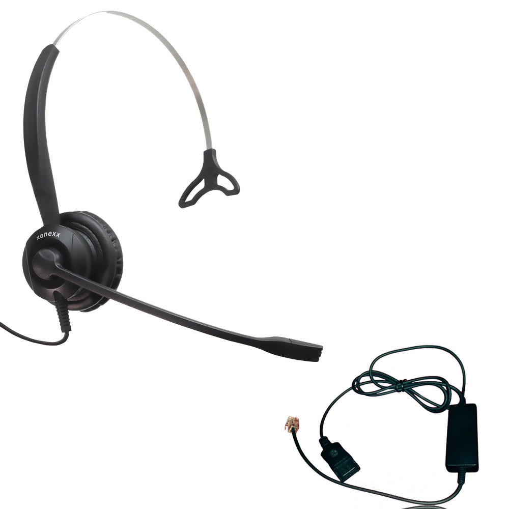 NEC compatible XS 820 Mono Headset with Inteli Cord Direct Connect