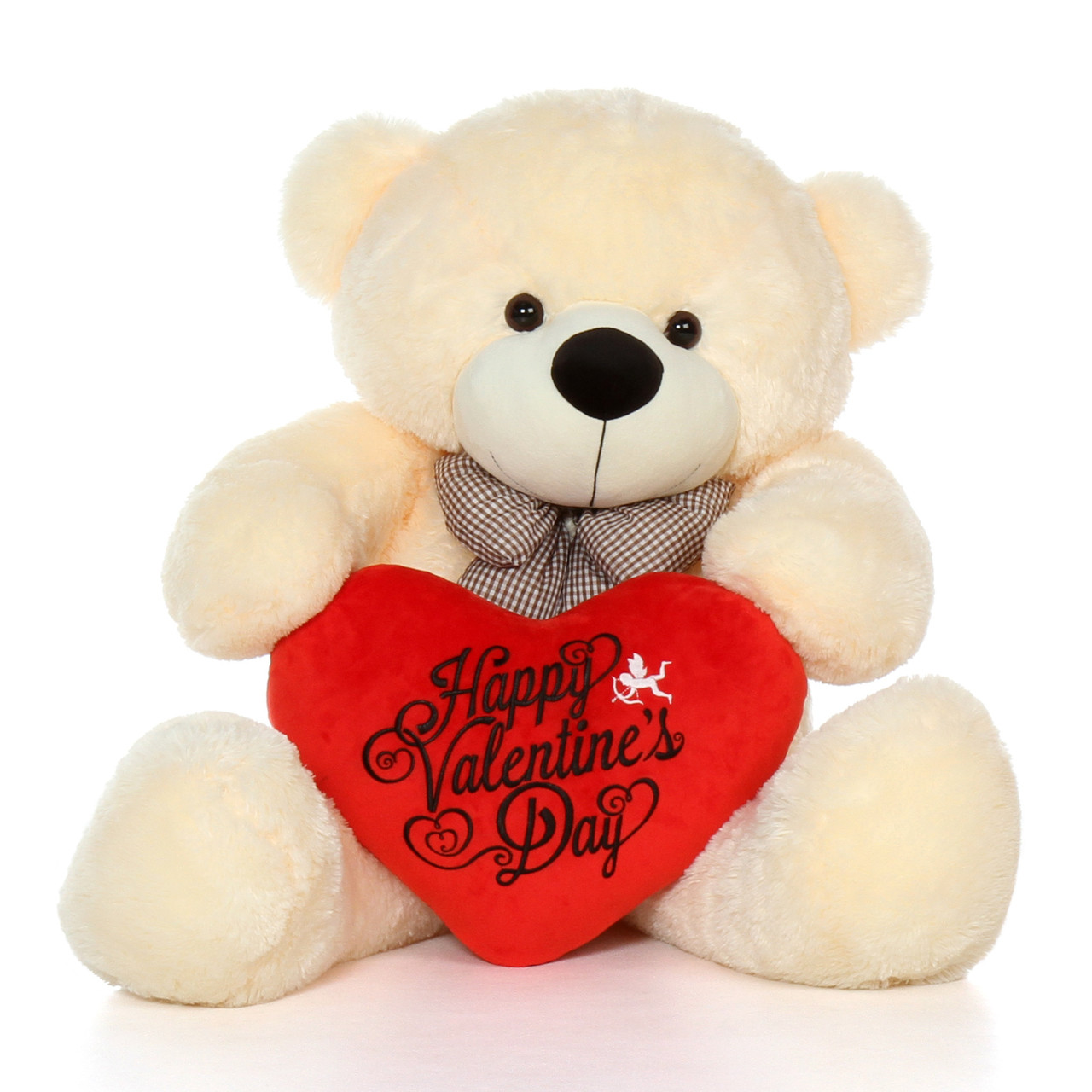 happy valentines day bears 48in size happy s day teddy vanilla happy valentines day bears 48in size happy s day teddy vanilla