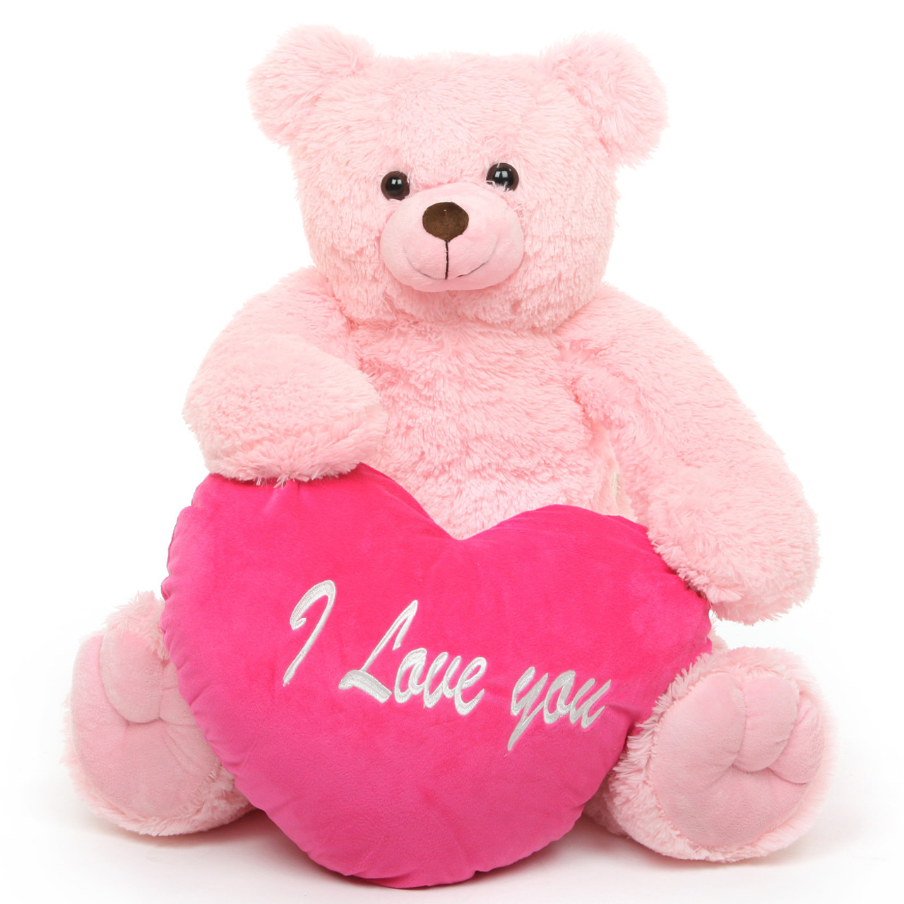 Darling Heart Tubs 32 Pink Teddy Bear W I Love You Heart Giant Teddy Bears 