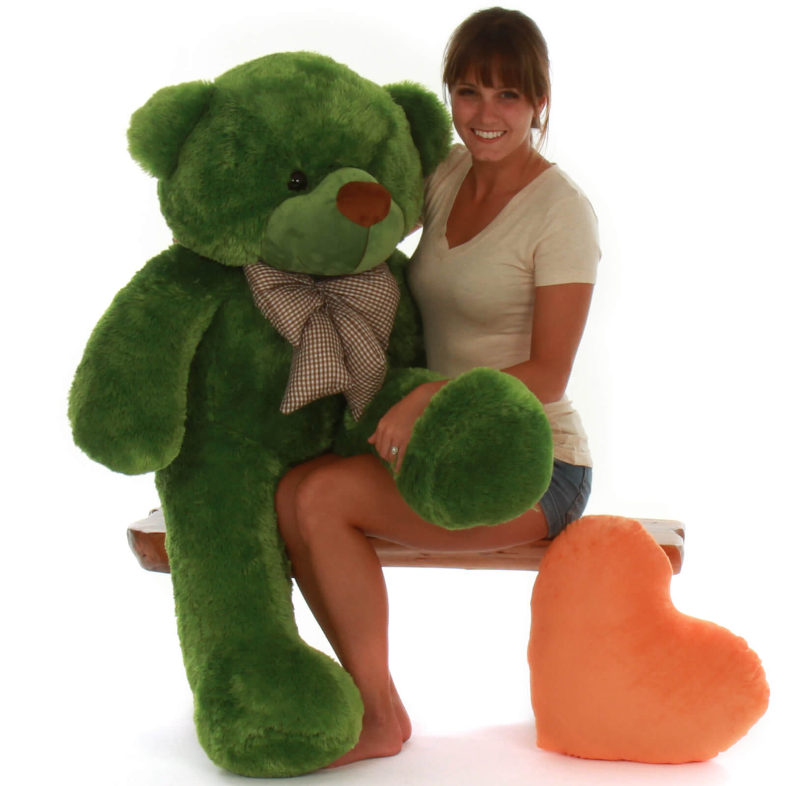 large green teddy bear