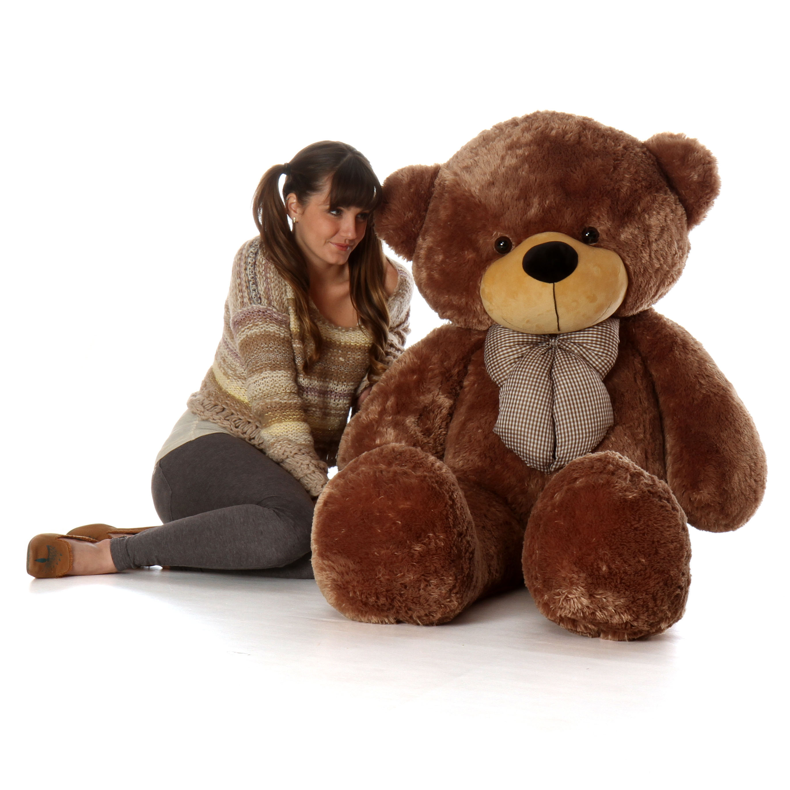 life size brown teddy bear