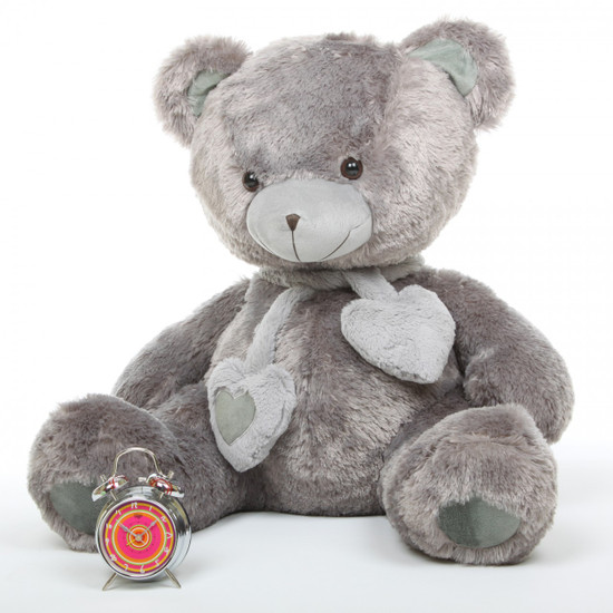 grey teddy bear