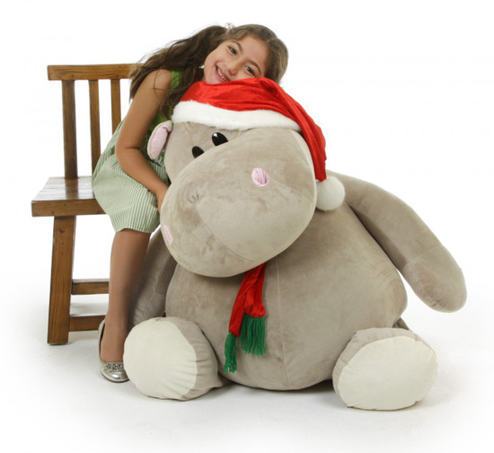stuffed hippopotamus for christmas