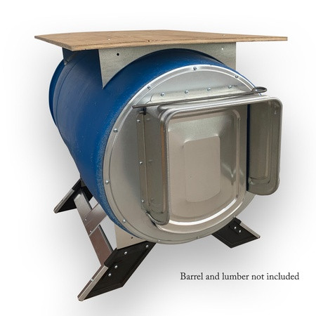 55 gallon barrel dog 2024 house