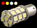 27 SMD Base Taillight Brake Reverse Lamp LED Bulb - 1156/1157