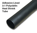 Polyolefin (Adhesive Lined) 3:1 Heat Shrink Tube - 12" Sticks