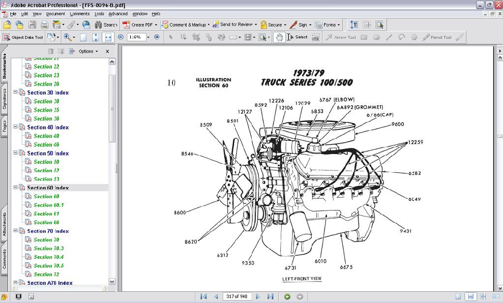1977 Ford Truck 100500 Series Parts Numbers Book List CD Interchange