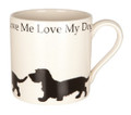 Mug Love Me Love My Dog Wirehaired Dachshund