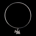 Sterling Silver Charm Bangle with Scottie by Selina Preece