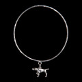 Sterling Silver Charm Bangle with Pointer by Selina Preece
