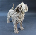 Standing Mop Dog Sculpture by Dominic Gubb