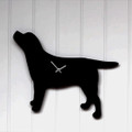 Clock Black Labrador with a Wagging Tail
