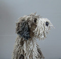 Ropey Dog Sculpture by Dominic Gubb