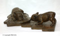 French Bulldog Bronze Sculpture by Eskandar Magzub