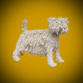 Westie Ropey Dog Sculpture by Dominic Gubb