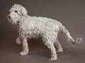   Standing Mop Dog Sculpture by Dominic Gubb