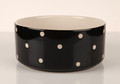 Bowl - Black Spotty Food or Water Bowl
