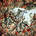    Jackson Pollock's Dog by Mychael Barratt LAST ONE!