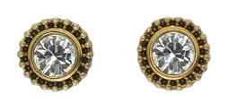 Pilgrim Gold Plated Earring Crystal