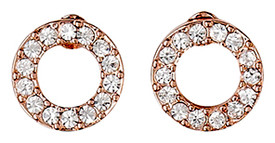 Pilgrim Gold Plated Crystal Stud Earrings