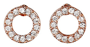 Pilgrim Gold Plated Crystal Stud Earrings