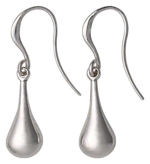 Pilgrim Mindfullness Teardrop Earrings Silver Plated