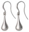 Pilgrim Mindfullness Teardrop Earrings Silver Plated