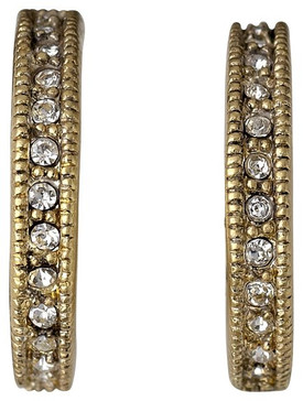 Pilgrim Sweet Stories Drop Earrings Gold Plated Crystal